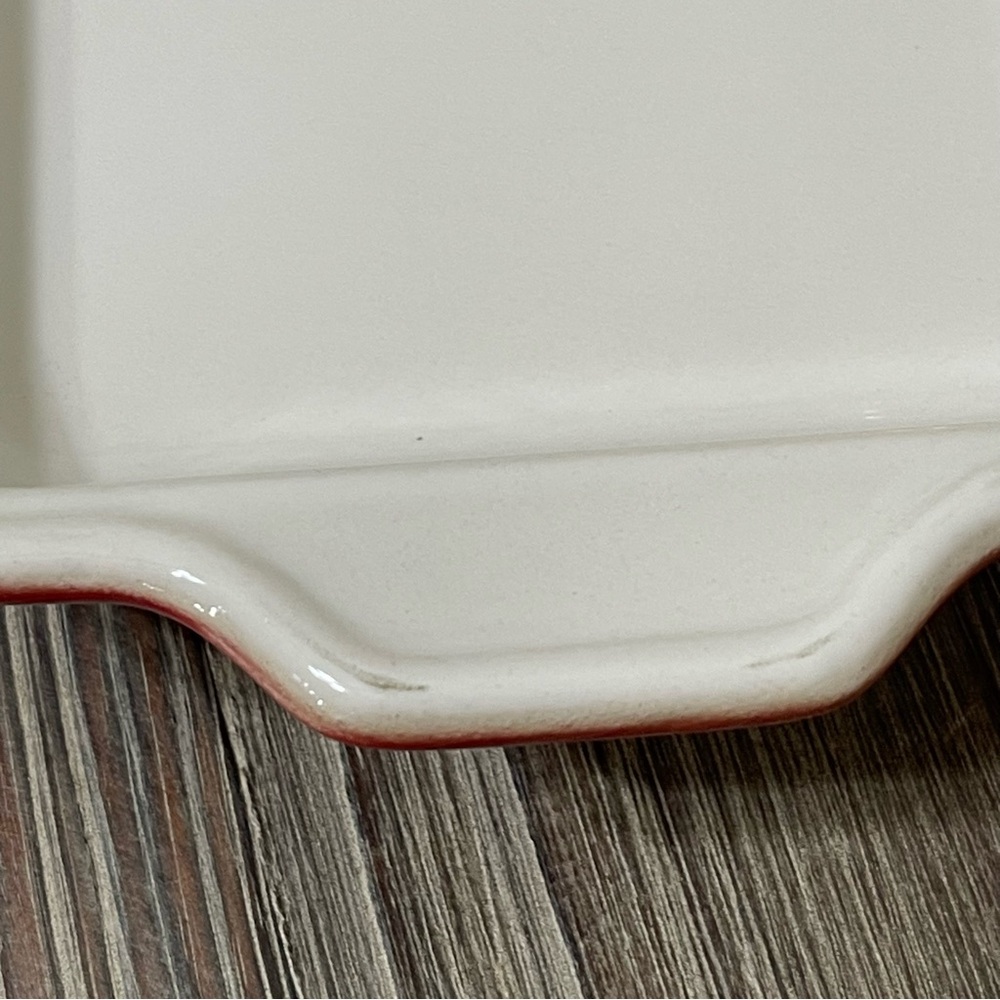 Emile Henry France Modern Classics Ceramic Rectangular Baking Dish Red 9.2"x6.7" - Picture 16 of 17